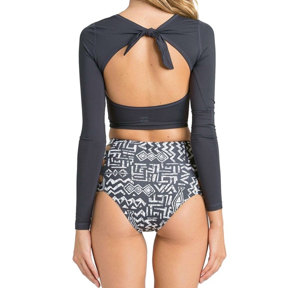 Billabong Other - BILLABONG  Long Sleeve Back Tie Rashguard